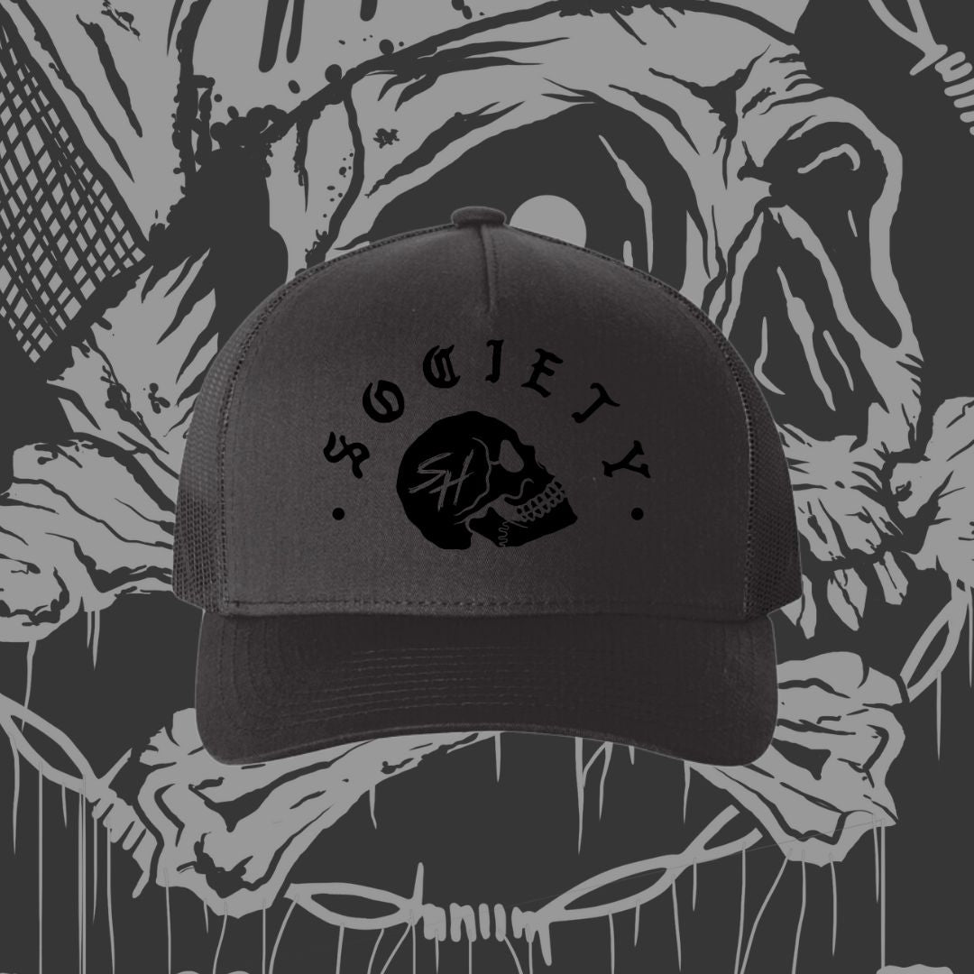 mesh back (blacked out)