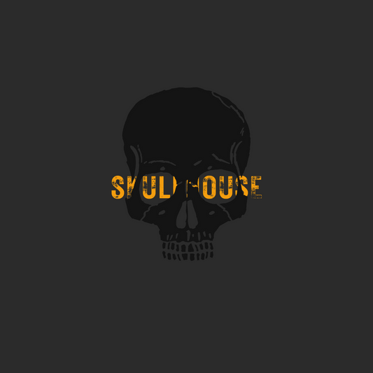 Shadow Skull (rustic stamped orange)