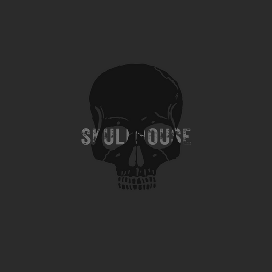 Shadow Skull (rustic stamped grey)