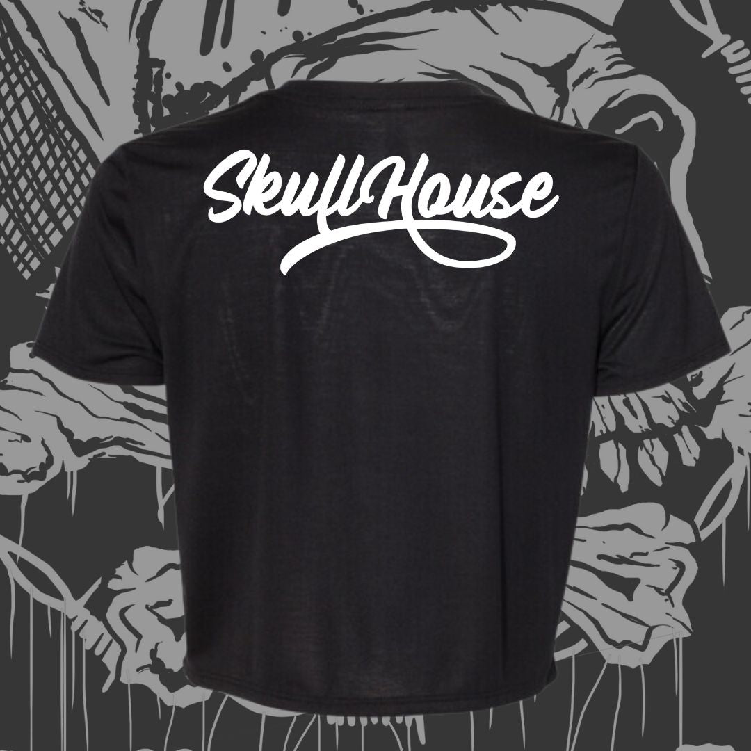 Grind hound cropped tee